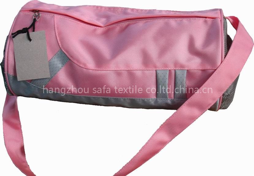 ergonomic double strand 1680D pink sports bag sport athletic bag single shoulder bag