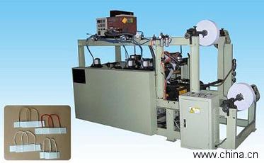 High Speed Paper Handle Making Machine