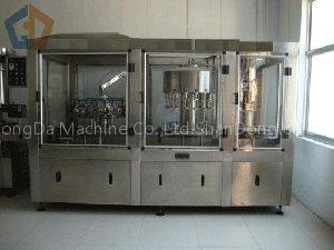 Washing, filling, corking 3 in 1 machine for wine