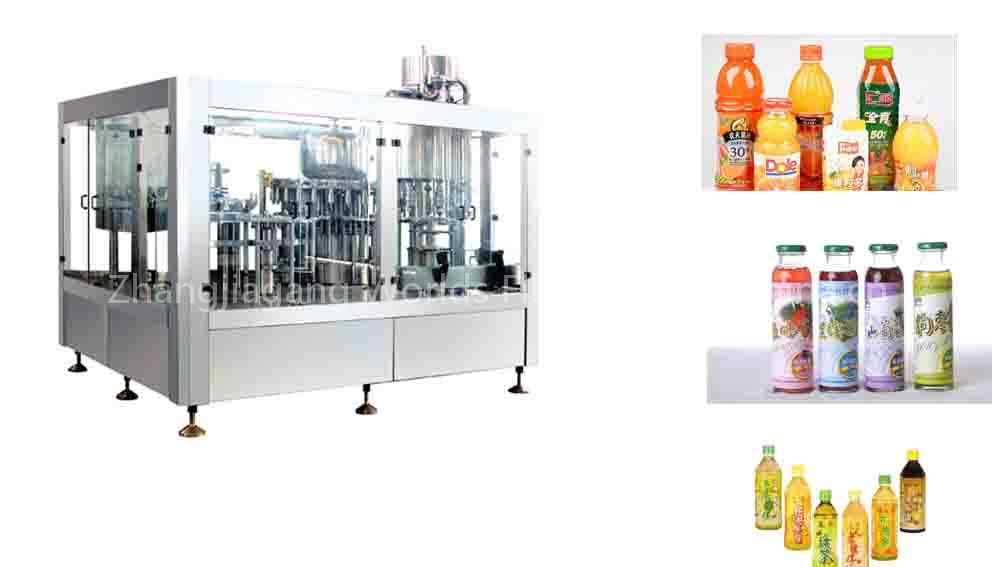 Hot Drink Washing /Filling /Capping 3-in-Unit