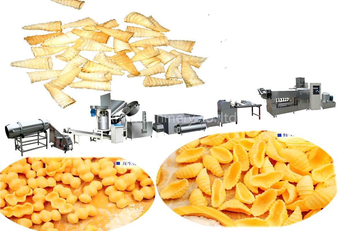Crispy Pea,Screw,Shell Potato Food Process Line