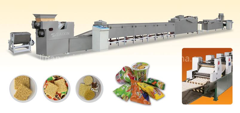 Automatic instant noodle processing line