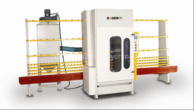 glass sand blaster / glass sand-spraying machine