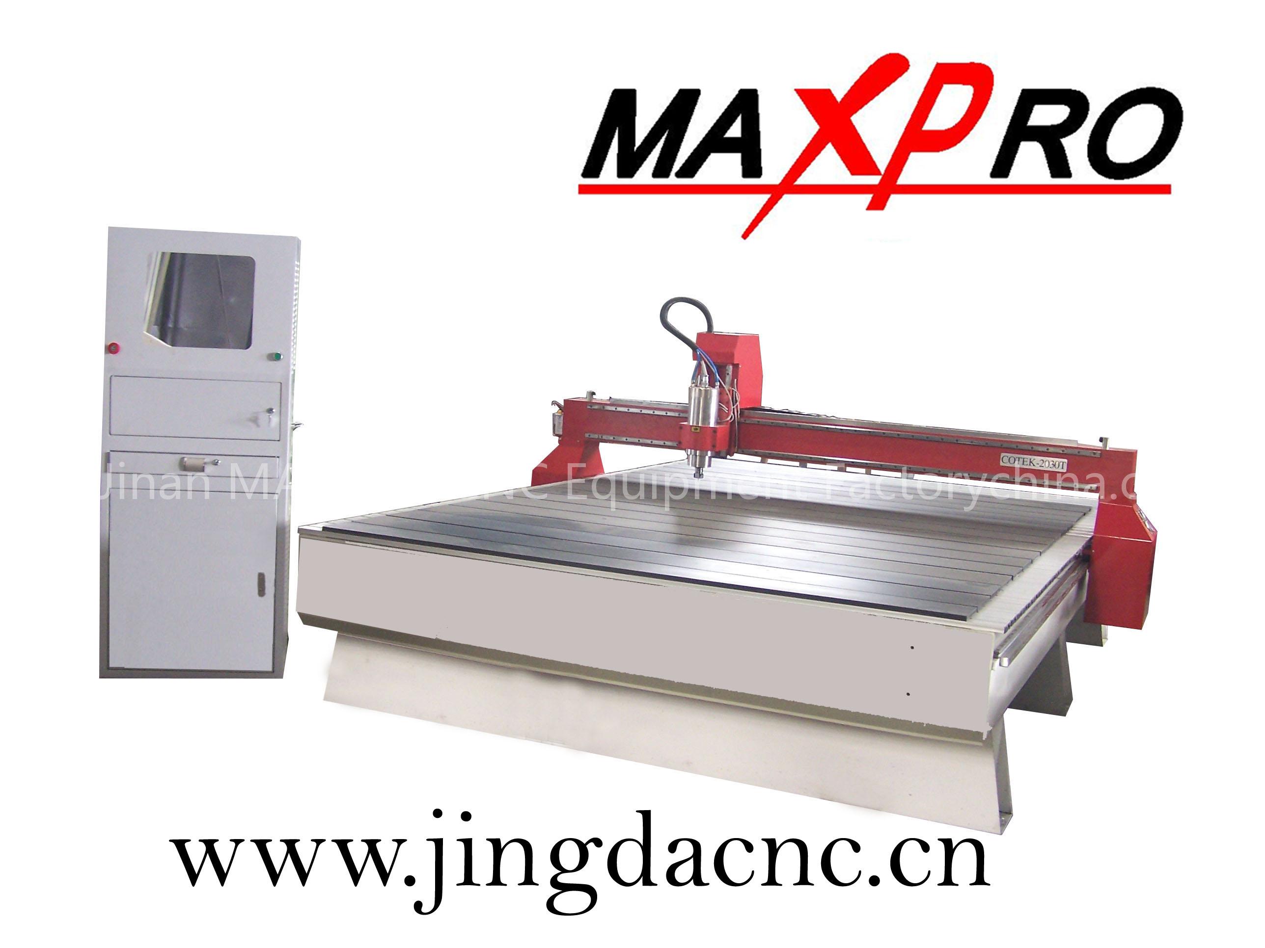 CNC router with a large working table