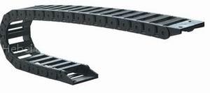 Light cable chain with open cover