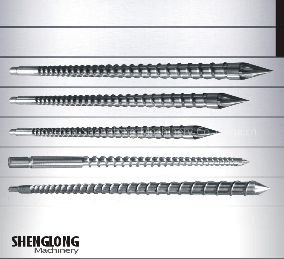 Injection moulding machine screw barrel