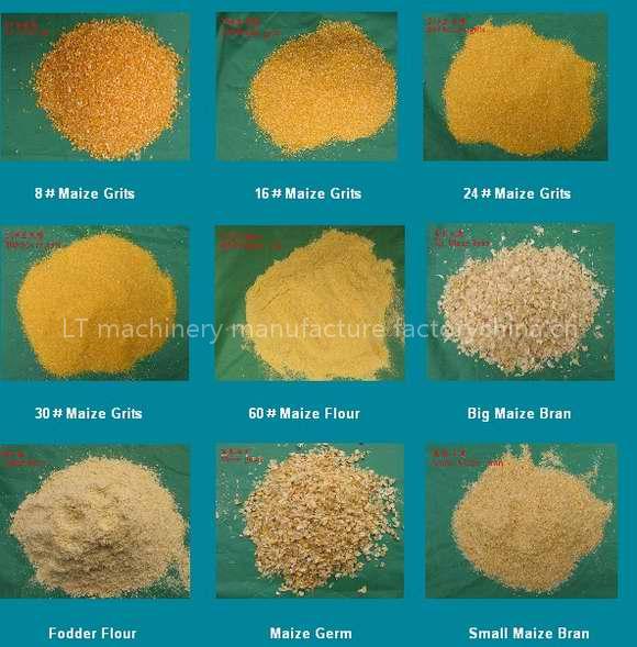 Corn milling machinery