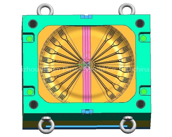 Plastic fork mould
