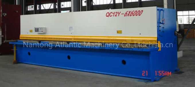 hydraulic swing beam shearing machine