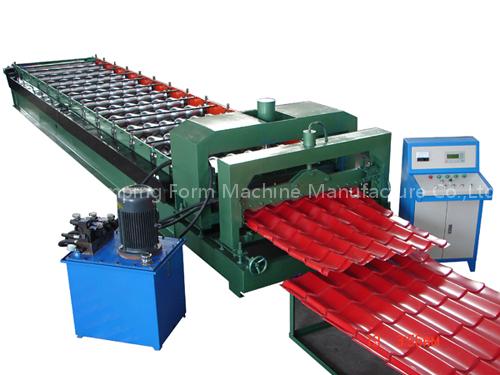 Glazed Steel Tile Forming Machine