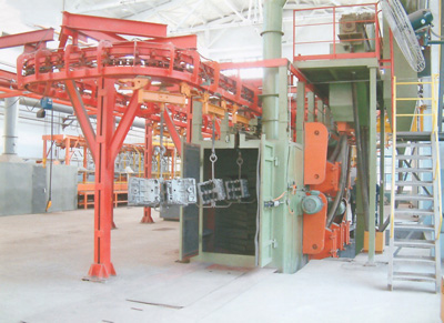 XQ38 Series Hanger Pass-through Shot Blasting Machine