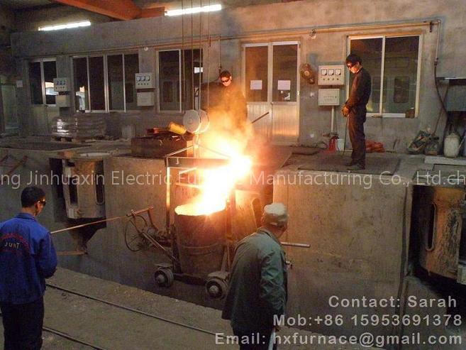 Copper Melting Induction Furnace, Aluminum Shell