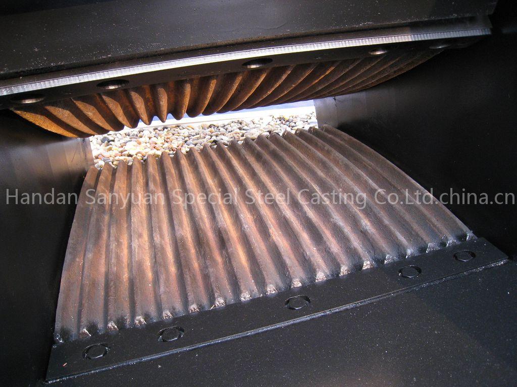 Spare parts of crusher