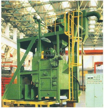 Q32 series apron tumblast shot blasting machine