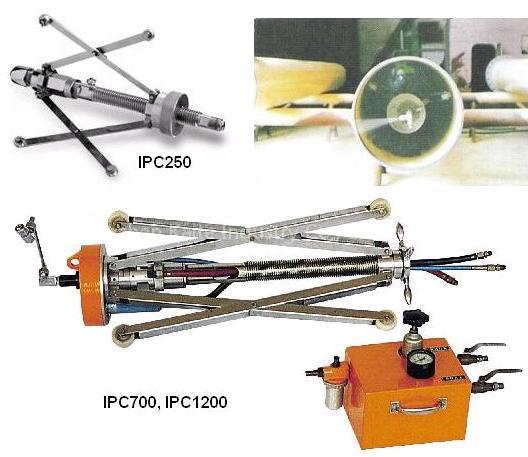 Internal pipe coater