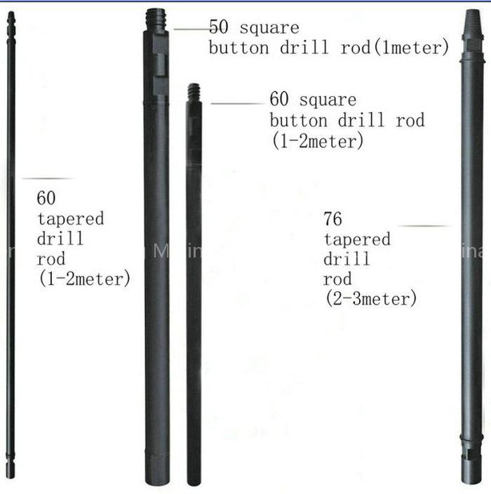 Drill pipe matched with drill hammer