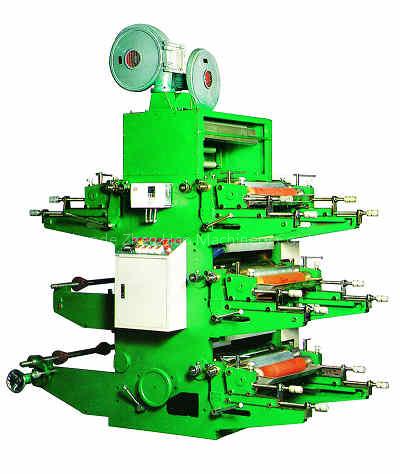 Flexographic Plastic Film Printing Machine
