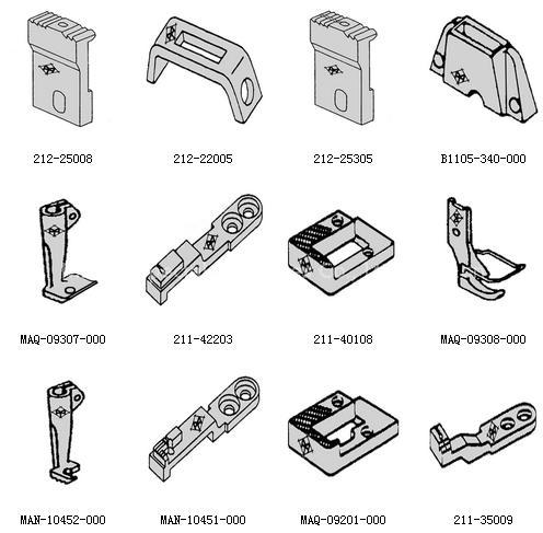 spare parts of sewing machines