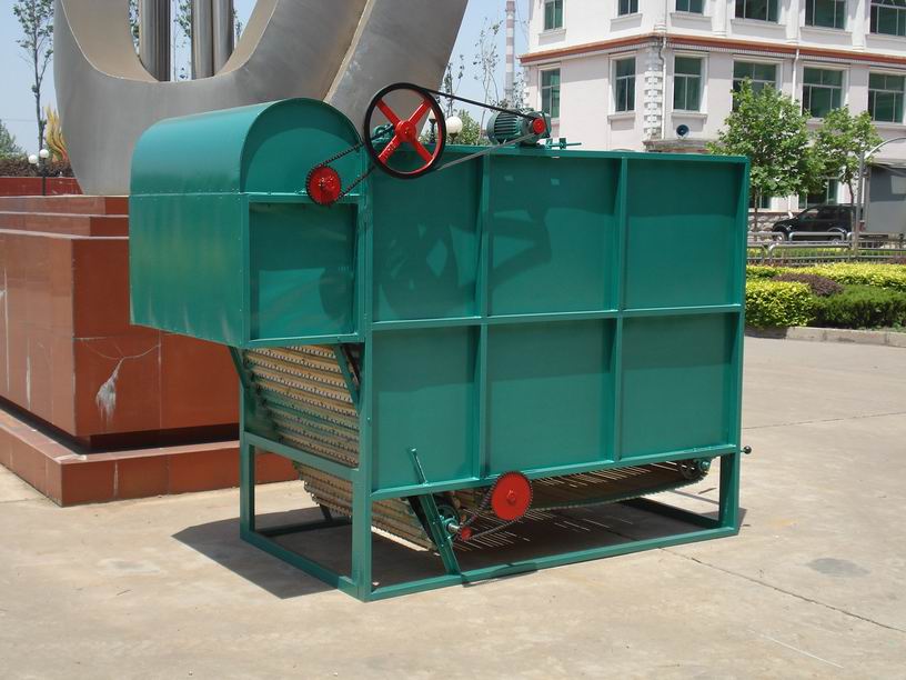 Textile cotton waste feeding machine