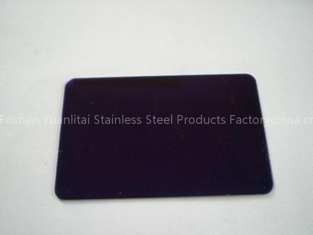 Violet Mirror Stainless Steel Sheet/Plate