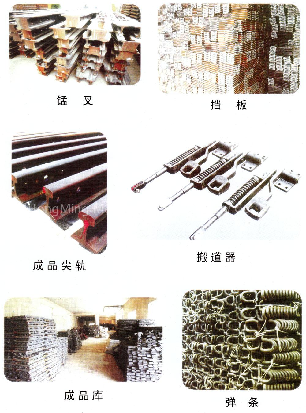 kinds of accessories for steel rail