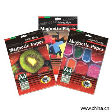 Inkjet Printable Magnetic Glossy Paper