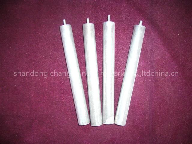 Extruded water heater rod anodes