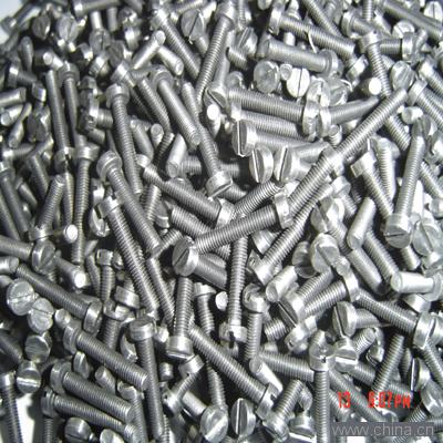 Titanium bicycle bolt and titanium motorcycle screw