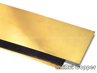 Brass sheet and plate
