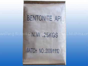 API grade bentonite