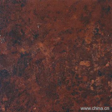 Glazed Porcelain Rust Tile