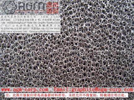 Reticulated Glassy Carbon Foam