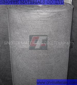 Carbon fiber felt