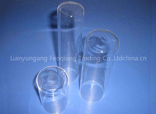 transparent quartz tube