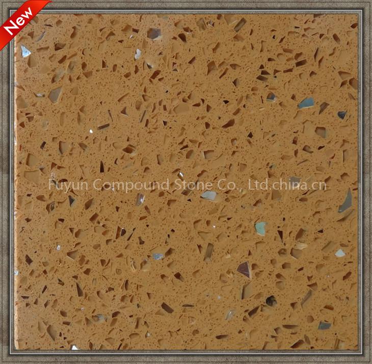 star diamond orange quartz tiles