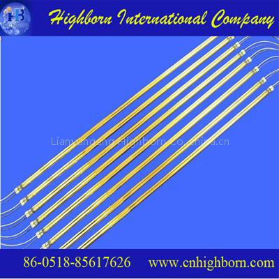 Gold coated quartz heater