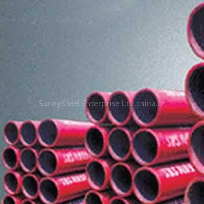 Abrasion resistant ceramic lined pipe