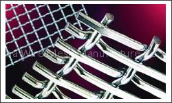 Crimped wire mesh sheets