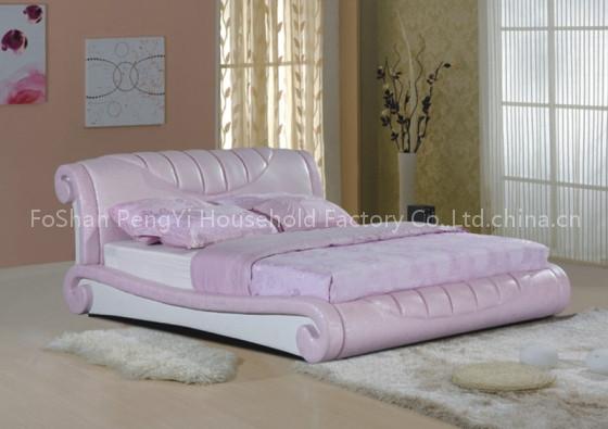 modern leather bed
