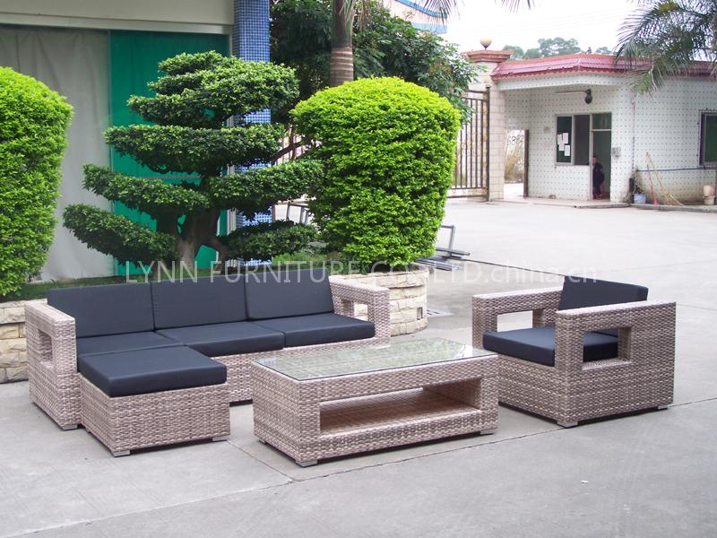 Living Furniture Set - Wicker Sofa Set
