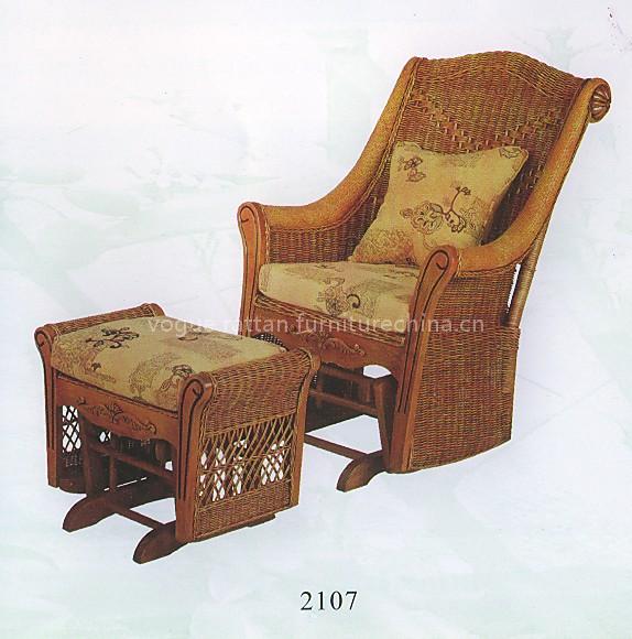Rattan lying chair (2107)