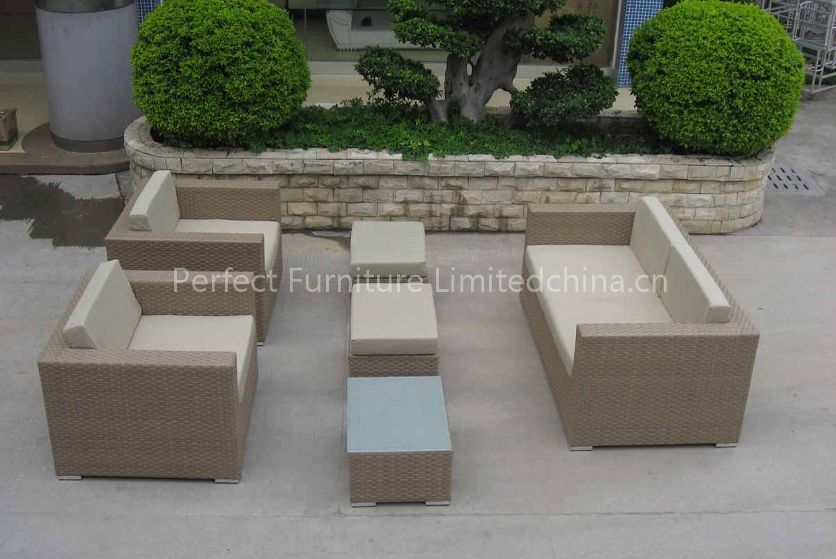 rattan sofa set