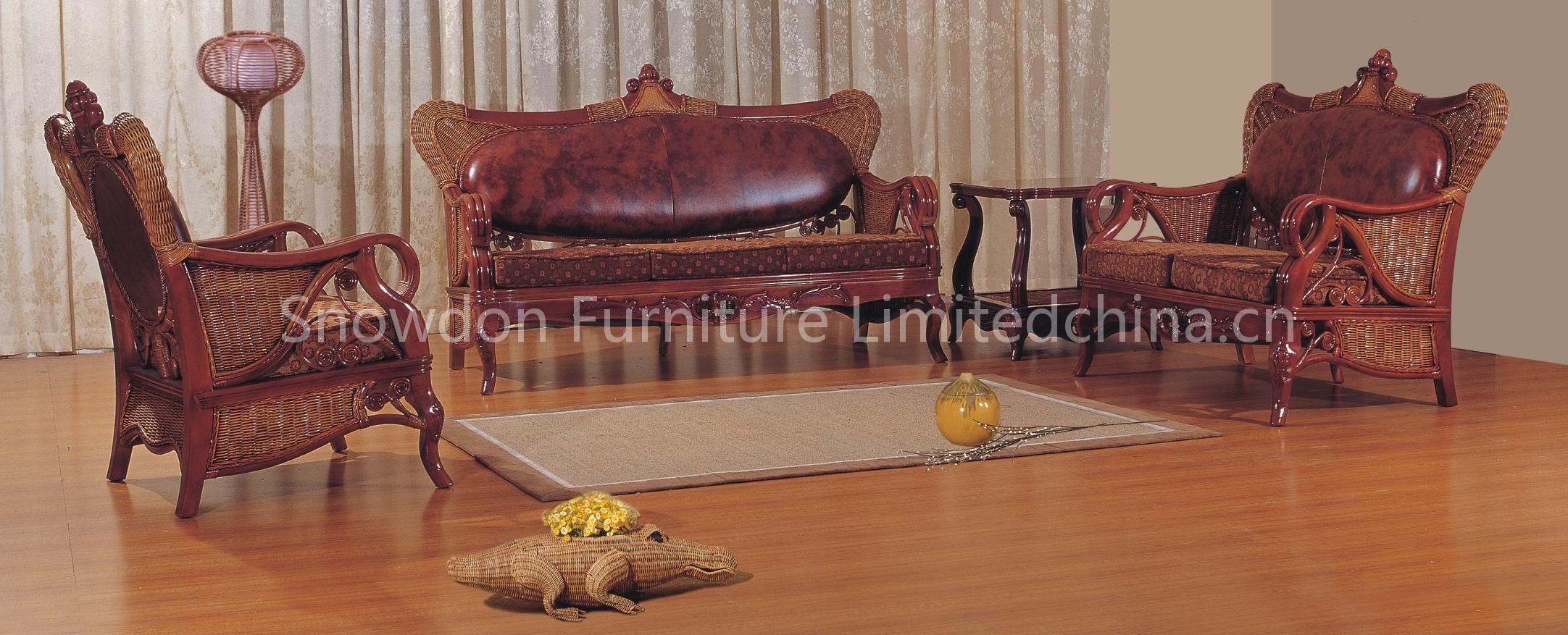 rattan sofa