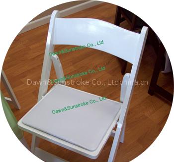 wood folding chair