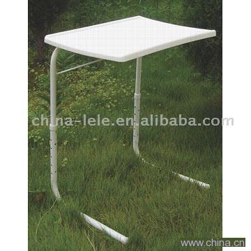 3pc Folding Table and Bench Set