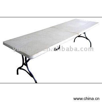 8' Center-Fold Blow-Mold Table