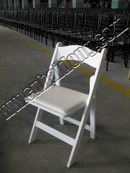 White Folding Chair
