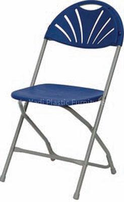 Blue Portable Folding Wedding Chair