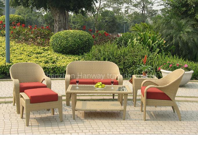 Stock 6pcs Outdoor Furniture Set (ZG80218A)