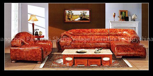 Leather sofa/Continental sofa /Classical sofa/738#